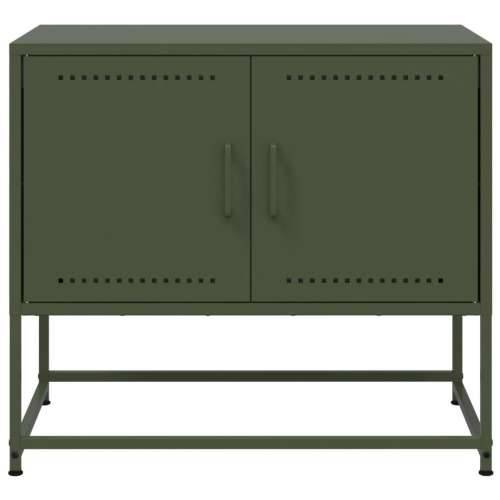 TV ormarić maslinasti 68,5 x 39 x 60,5 cm čelični - Zelena 1 Cijena
