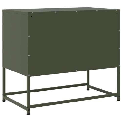 TV ormarić maslinasti 68,5 x 39 x 60,5 cm čelični - Zelena 1 Cijena