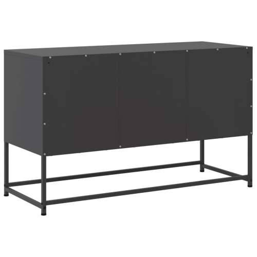 TV ormarić crni 100,5x39x60,5 cm čelični - Crna 1 Cijena