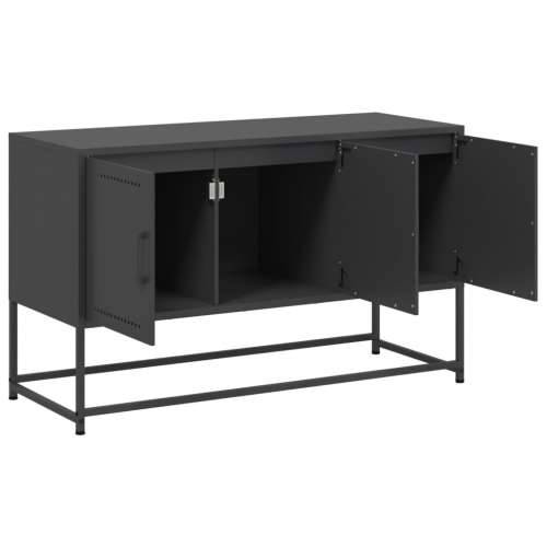 TV ormarić crni 100,5x39x60,5 cm čelični - Crna 1 Cijena