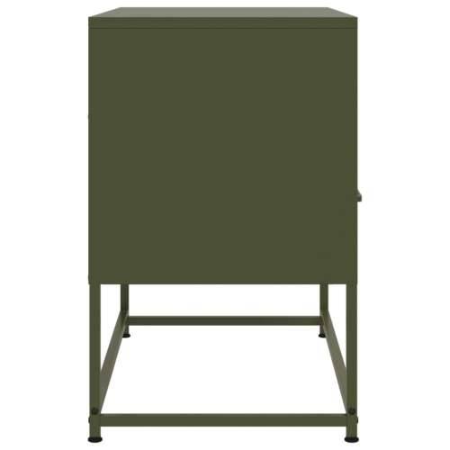 TV ormarić maslinastozeleni 68x39x60,5 cm čelični - Zelena 1 Cijena