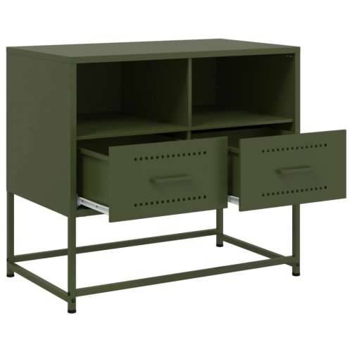 TV ormarić maslinastozeleni 68x39x60,5 cm čelični - Zelena 1 Cijena