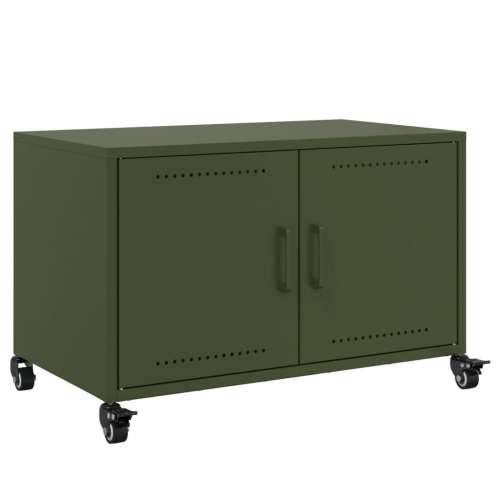 TV ormarić maslinastozeleni 68 x 39 x 43,5 cm čelični - Zelena 1 Cijena