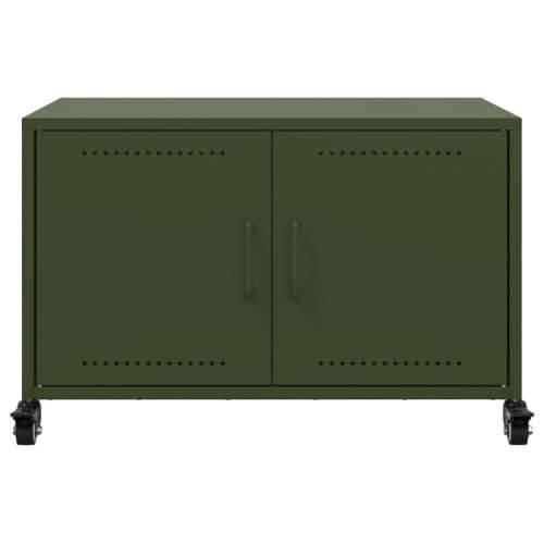 TV ormarić maslinastozeleni 68 x 39 x 43,5 cm čelični - Zelena 1 Cijena