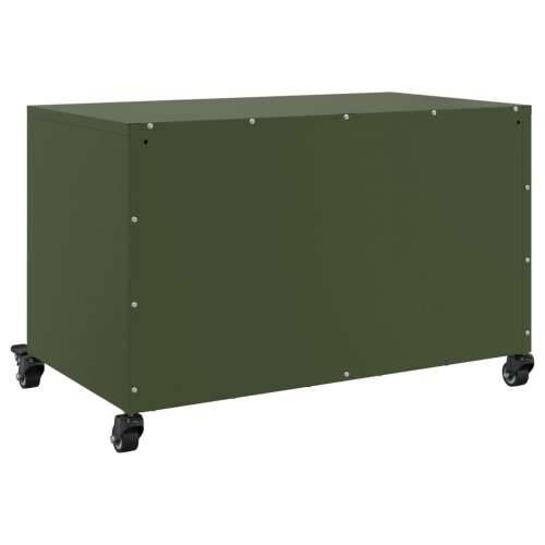 TV ormarić maslinastozeleni 68 x 39 x 43,5 cm čelični - Zelena 1 Cijena