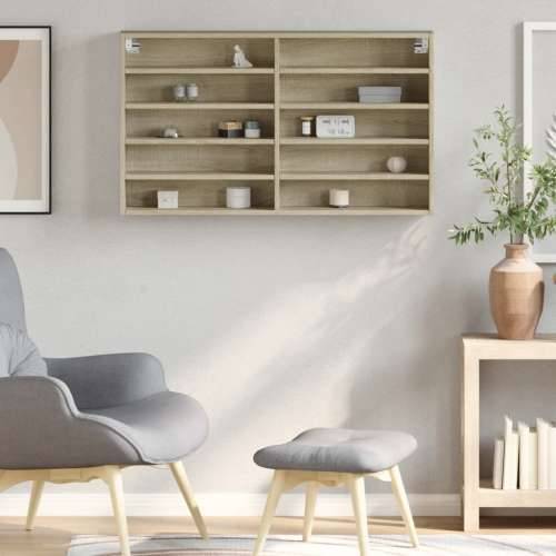 Vitrina boja hrasta sonome 100 x 15 x 58 cm konstruirano drvo - sonoma hrast 100 x 15 x 58 cm 1 Cijena