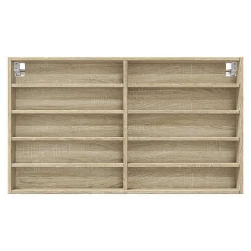 Vitrina boja hrasta sonome 100 x 15 x 58 cm konstruirano drvo - sonoma hrast 100 x 15 x 58 cm 1 Cijena