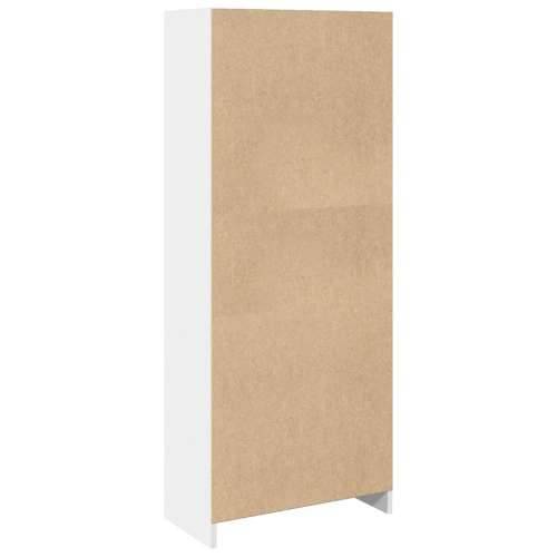 Regal za knjige bijeli 57 x 28,5 x 141 cm konstruirano drvo - Bijela 1 141 cm Cijena