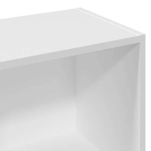 Regal za knjige bijeli 57 x 28,5 x 141 cm konstruirano drvo - Bijela 1 141 cm Cijena