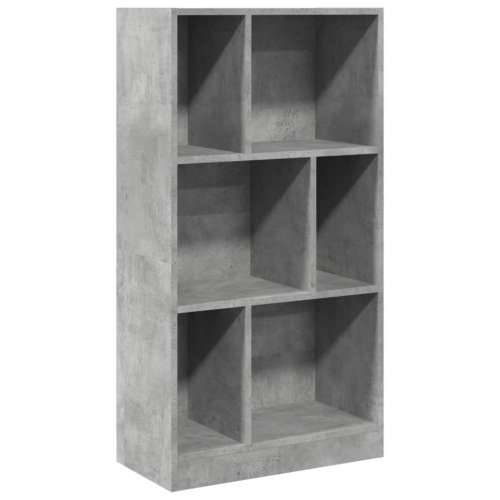 Regal za knjige boja betona 57x28,5x107,5 cm konstruirano drvo - Beton siva 1 107.5 cm Cijena