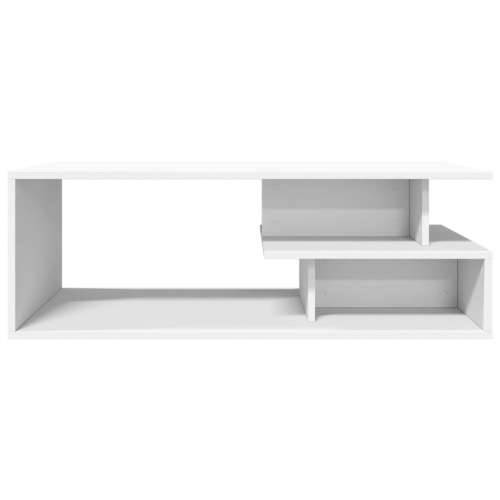 Stolić za kavu bijeli 102 x 55 x 35 cm od konstruiranog drva - Bijela 1 Cijena