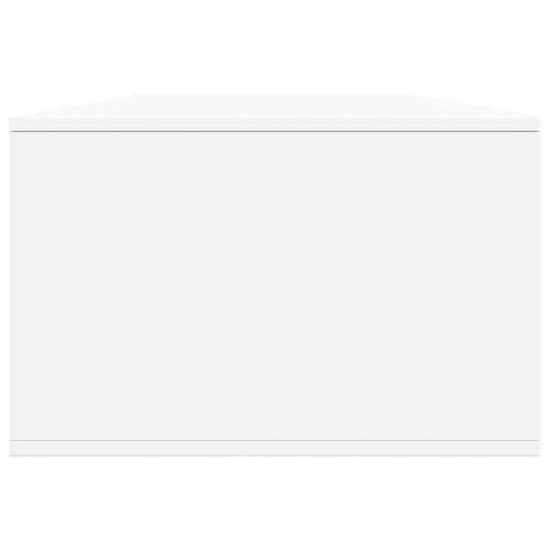 Stolić za kavu bijeli 102 x 55 x 35 cm od konstruiranog drva - Bijela 1 Cijena