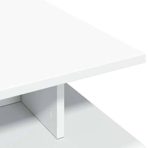 Stolić za kavu bijeli 102 x 55 x 35 cm od konstruiranog drva - Bijela 1 Cijena