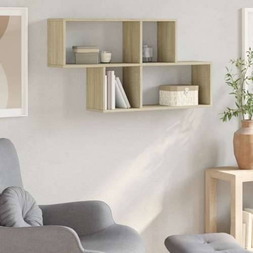 Zidna polica boja hrasta sonome 100 x 20 x 53 cm drvena - sonoma hrast 1 Cijena
