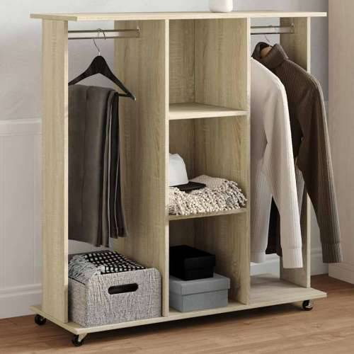 Ormar s kotačima boja hrasta 102x38x110 cm konstruirano drvo - sonoma hrast 1 Cijena