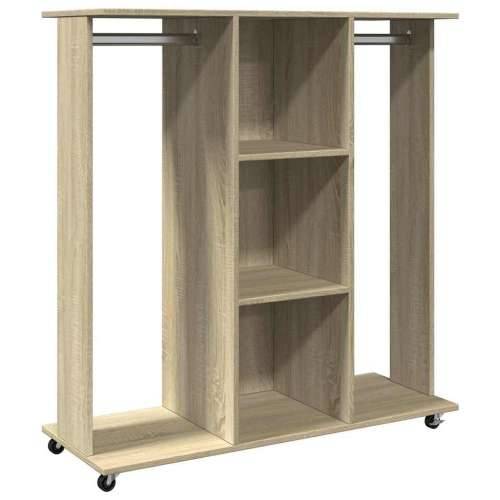 Ormar s kotačima boja hrasta 102x38x110 cm konstruirano drvo - sonoma hrast 1 Cijena