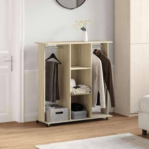 Ormar s kotačima boja hrasta 102x38x110 cm konstruirano drvo - sonoma hrast 1 Cijena