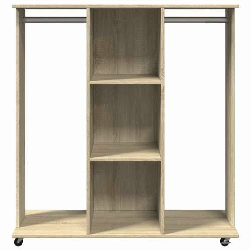 Ormar s kotačima boja hrasta 102x38x110 cm konstruirano drvo - sonoma hrast 1 Cijena
