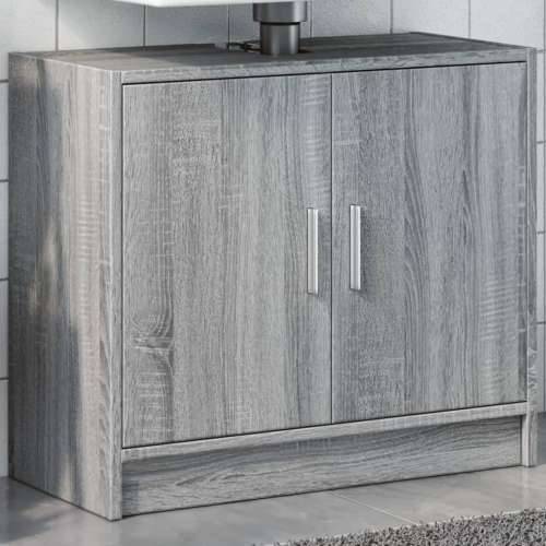 Ormarić za Lavabo - Umivaonik boja hrasta 63x29x55 cm konstruirano drvo - Sivi hrast sonoma 1 Cijena