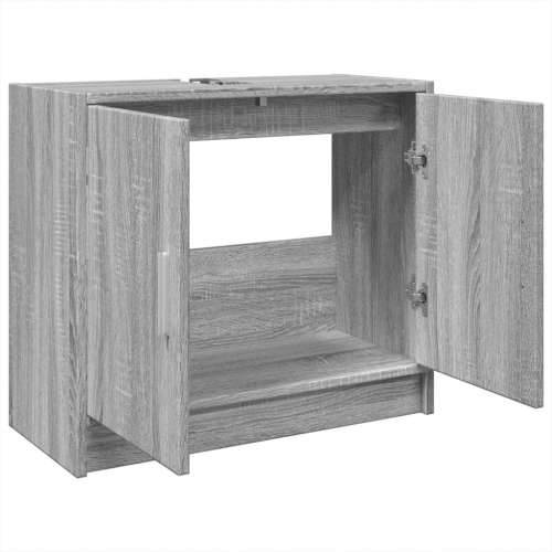 Ormarić za Lavabo - Umivaonik boja hrasta 63x29x55 cm konstruirano drvo - Sivi hrast sonoma 1 Cijena