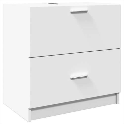 Ormarić za Lavabo - Umivaonik bijeli 59 x 37 x 59 cm konstruirano drvo - Bijela 59 x 37 x 59 cm 1 Cijena