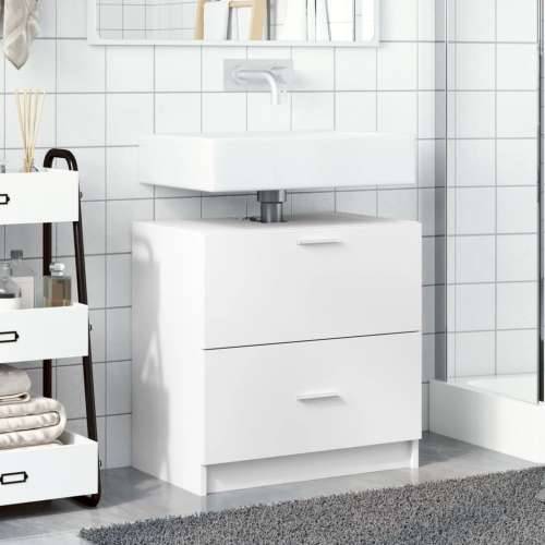 Ormarić za Lavabo - Umivaonik bijeli 59 x 37 x 59 cm konstruirano drvo - Bijela 59 x 37 x 59 cm 1 Cijena
