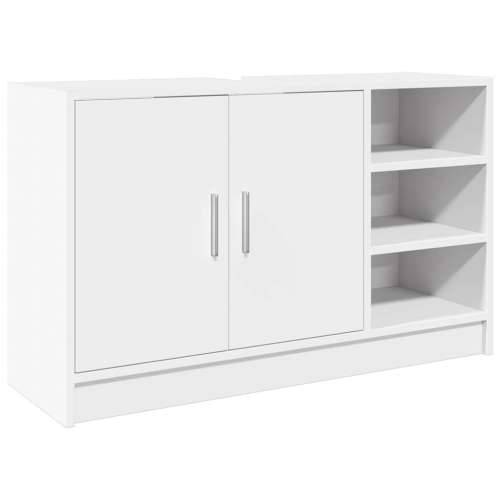 Ormarić za Lavabo - Umivaonik bijeli 90 x 29 x 55 cm konstruirano drvo - Bijela 90 x 29 x 55 cm 1 Cijena