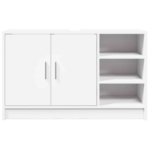 Ormarić za Lavabo - Umivaonik bijeli 90 x 29 x 55 cm konstruirano drvo - Bijela 90 x 29 x 55 cm 1 Cijena