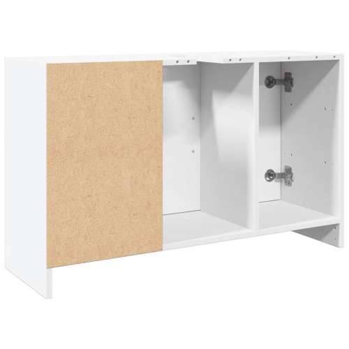 Ormarić za Lavabo - Umivaonik bijeli 90 x 29 x 55 cm konstruirano drvo - Bijela 90 x 29 x 55 cm 1 Cijena