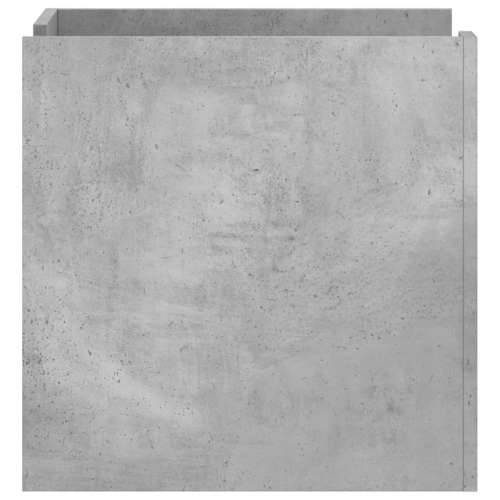 Noćni ormarić boja betona 45 x 50 x 50 cm od konstruiranog drva - Beton siva 1 Cijena