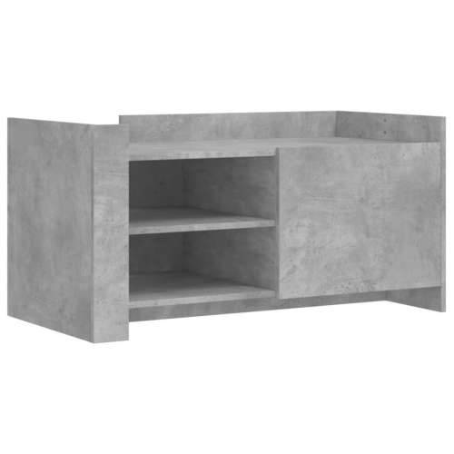 Stolić za kavu siva boja betona 100 x 50 x 50 cm od drva - Beton siva 1 100 cm Cijena