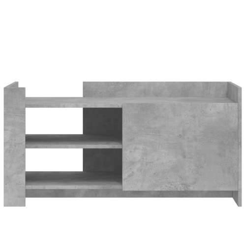 Stolić za kavu siva boja betona 100 x 50 x 50 cm od drva - Beton siva 1 100 cm Cijena