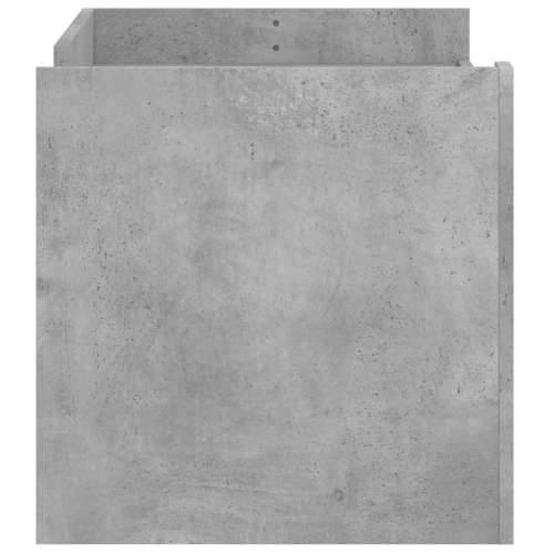 Stolić za kavu siva boja betona 100 x 50 x 50 cm od drva - Beton siva 1 100 cm Cijena