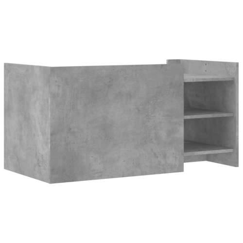 Stolić za kavu siva boja betona 100 x 50 x 50 cm od drva - Beton siva 1 100 cm Cijena