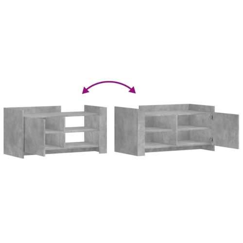 Stolić za kavu siva boja betona 100 x 50 x 50 cm od drva - Beton siva 1 100 cm Cijena