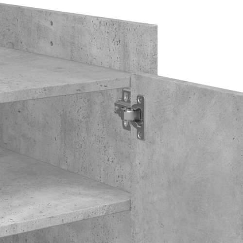Stolić za kavu siva boja betona 100 x 50 x 50 cm od drva - Beton siva 1 100 cm Cijena
