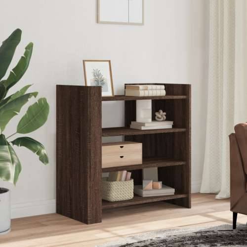 Komoda boja smeđeg hrasta 73,5x35x75 cm konstruirano drvo - Smeđi hrast 1 73.5 cm Cijena