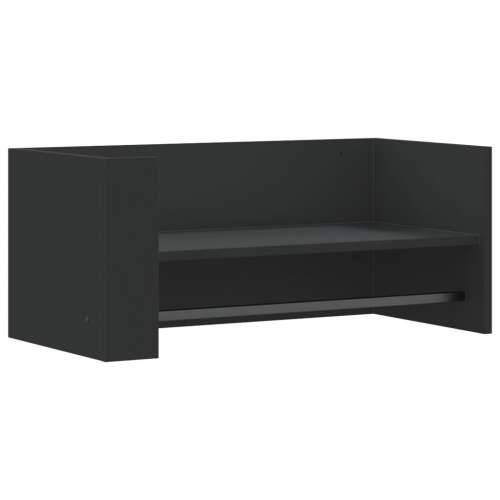Zidna polica crna 70,5 x 35 x 30,5 cm od konstruiranog drva - Crna 70.5 x 35 x 30.5 cm 1 Cijena