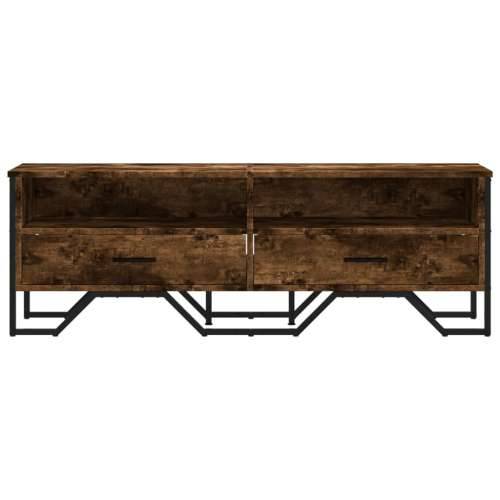 TV ormarić boja dimljenog hrasta 122x34x41 cm konstruirano drvo - Dimljeni hrast 1 Cijena