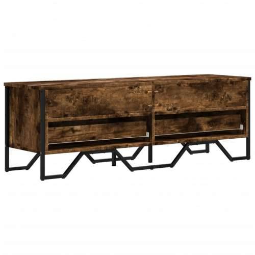 TV ormarić boja dimljenog hrasta 122x34x41 cm konstruirano drvo - Dimljeni hrast 1 Cijena