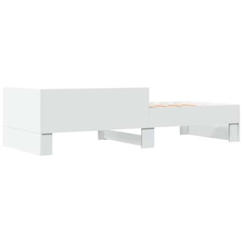 Okvir za krevet bijeli 75x190 cm konstruirano drvo - Bijela 75 x 190 cm Cijena