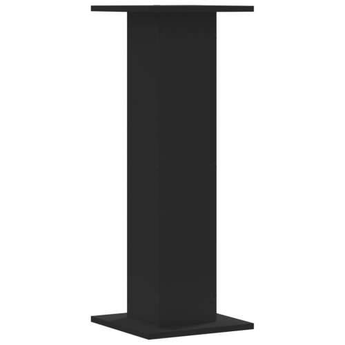 Stalci za zvučnike 2 kom crni 30x30x80 cm konstruirano drvo - Crna 30 x 30 x 80 cm Cijena