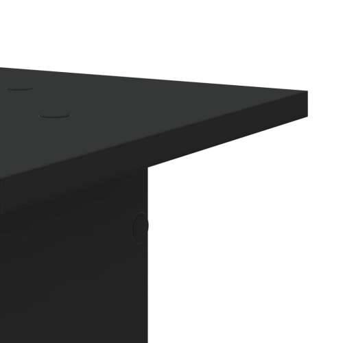 Stalci za zvučnike 2 kom crni 30x30x80 cm konstruirano drvo - Crna 30 x 30 x 80 cm Cijena
