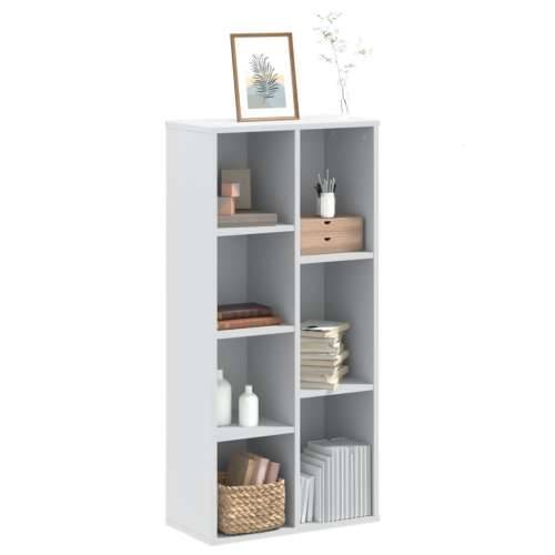 Regal za knjige bijeli 50x25x105 cm konstruirano drvo - Bijela 1 Cijena