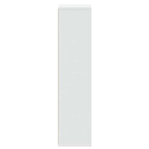 Regal za knjige bijeli 50x25x105 cm konstruirano drvo - Bijela 1 Cijena