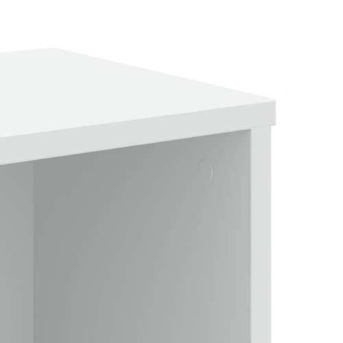 Regal za knjige bijeli 50x25x105 cm konstruirano drvo - Bijela 1 Cijena