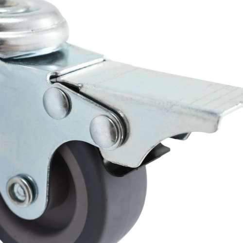 Okretni kotačići s otvorom za vijak 16 kom 50 mm - 16 Cijena