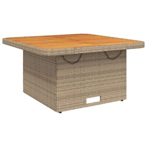 Vrtna garnitura - 2-dijelni set vrtnih sofa od poliratana s jastucima bež - bež i siva 80 x 80 x 40/71 cm 1 Cijena