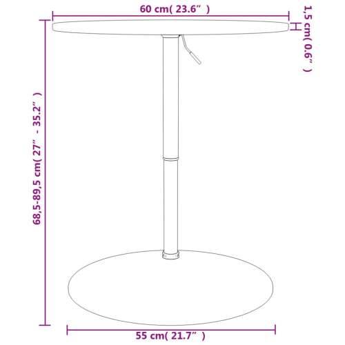 Barski stol Ø 60x89,5 cm od masivne bukovine - Prirodna 60 x 89.5 cm 1 masivna bukovina Cijena