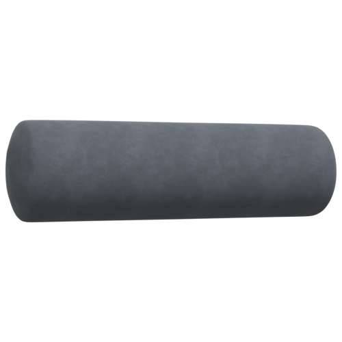 4-dijelni set sofa s jastucima tamnosivi baršunasti - Tamno siva s jastucima i tabureom Cijena